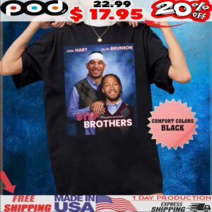 Jalen Brunson and Josh Hart Step Brothers New York Basketball Vintage T Shirt