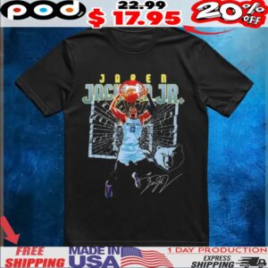 Jaren Jackson Jr Memphis Grizzlies basketball player shattered signature logo shirt