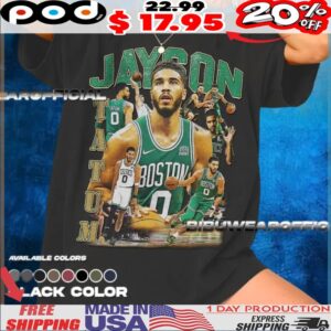 Jayson Tatum Basketball Boston Celtics Vintage Bootleg Style Shirt
