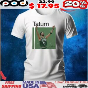 Jayson Tatum Boston Celtics NBA Signature Shirt