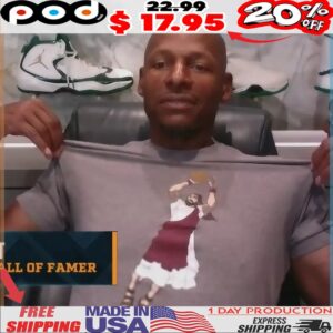 Jesus Shuttlesworth with the Jesus shooting hoops shirt