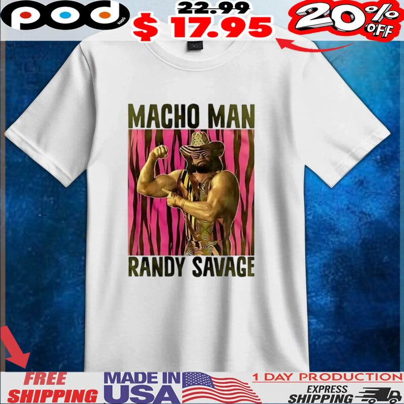 Macho Man Randy Savage wrestling legend t shirt