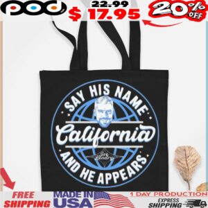 Joe Hendry say his name california and he appears shirt