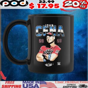 John Cena WWE 2000-2025 Farewell Tour All Titles T Shirt