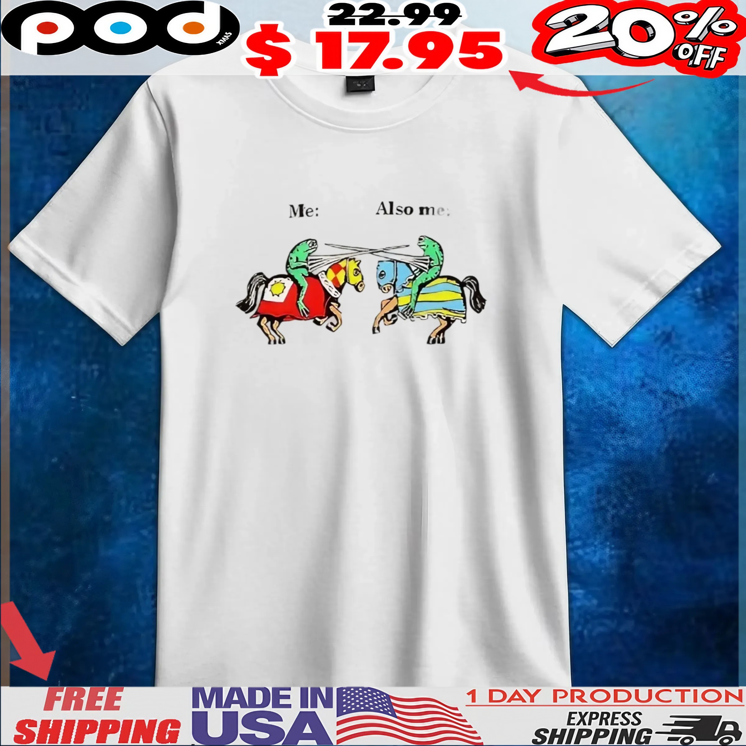 Jousting frogs t shirt Jousting frogs t shirt
