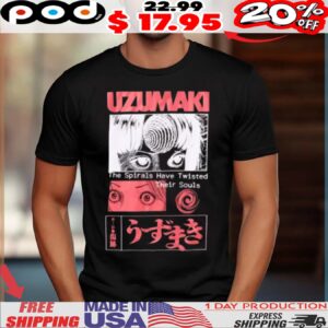 Junji Ito Uzumaki The Spirals Have Twisted Their Souls Shirt