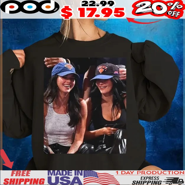 Kardashian And Kylie Jenner At Nba Games New York Knicks Hat Shirt