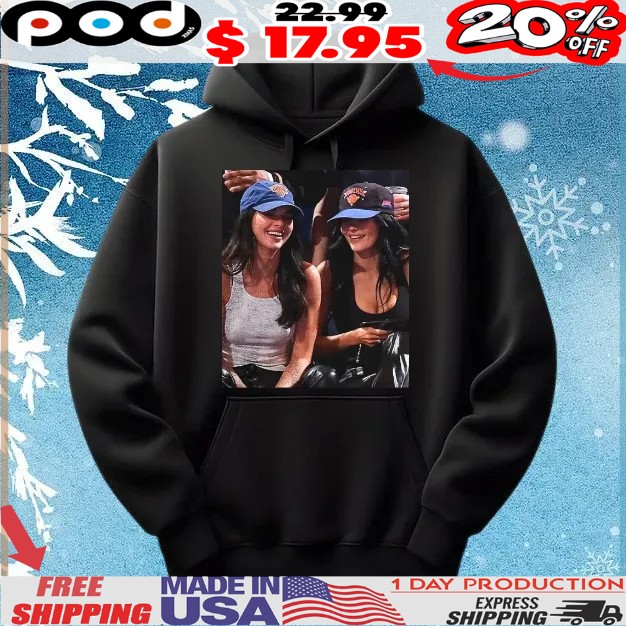 Kardashian And Kylie Jenner At Nba Games New York Knicks Hat Shirt