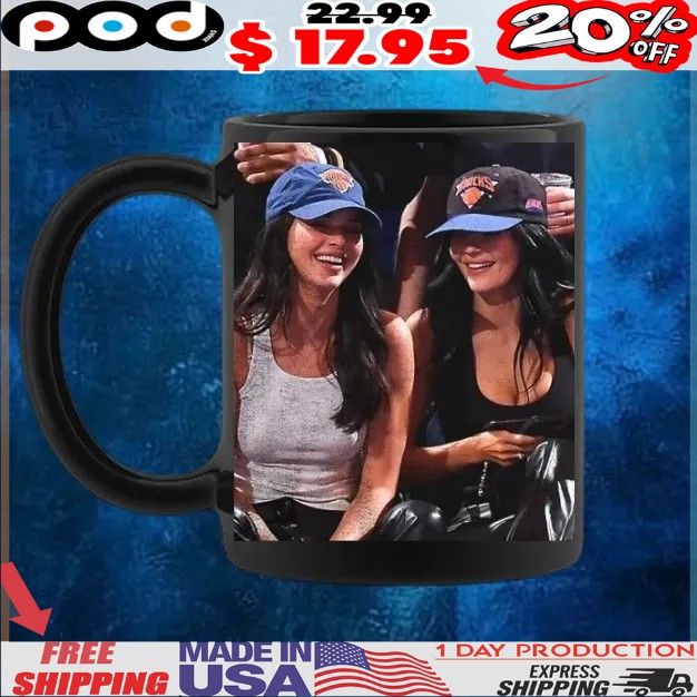 Kardashian And Kylie Jenner At Nba Games New York Knicks Hat Shirt