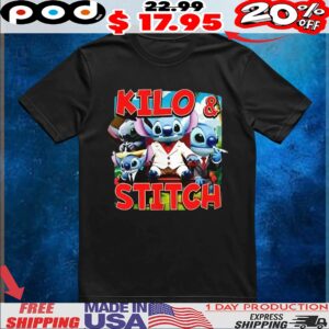 Kilo and Stitch cartoon t shirt