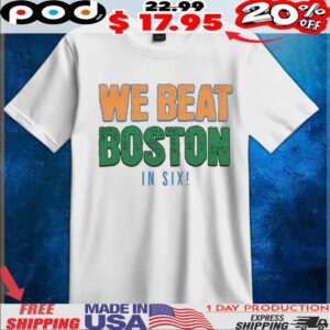 Knicks Beat Boston In Six New York Playoff Basketball T Shirt