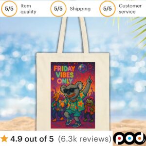 Koala Hawaiian Friday Vibes Only T Shirt
