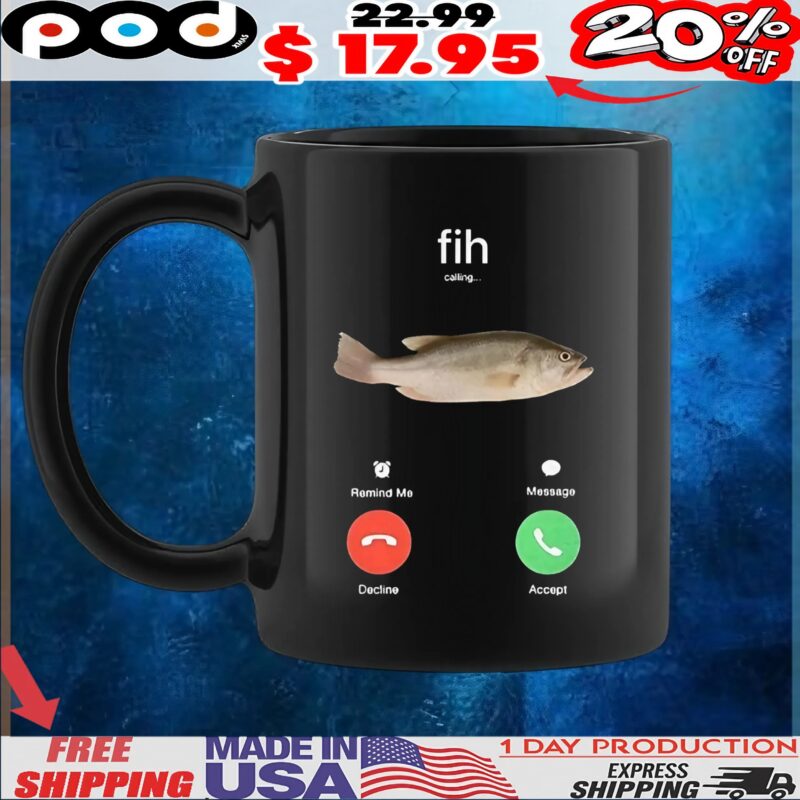 Fih phone calling t shirt