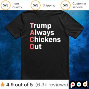Lawrence O’Donnell Taco Trump always chickens out t shirt