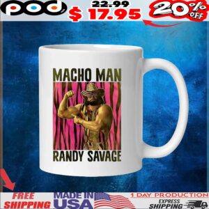 Macho Man Randy Savage wrestling legend t shirt