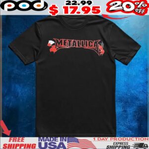 Metallica Demons Logo T Shirt