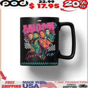Miami Grand Prix pastel palm trees vintage shirt