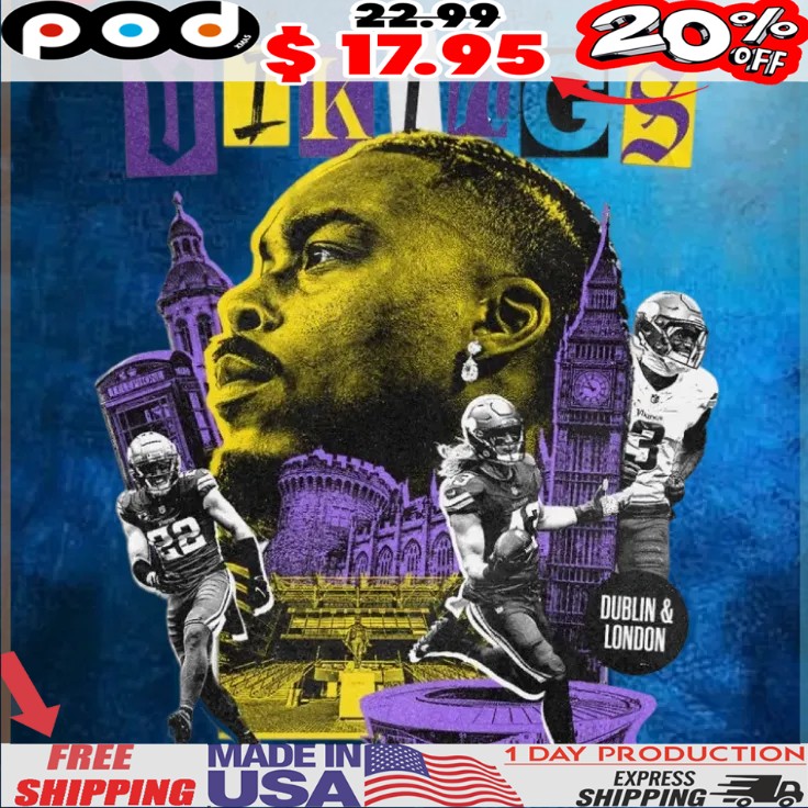 Minnesota The First Nfl Team To Play In Back-to-back International Games In Different Countries Shirt