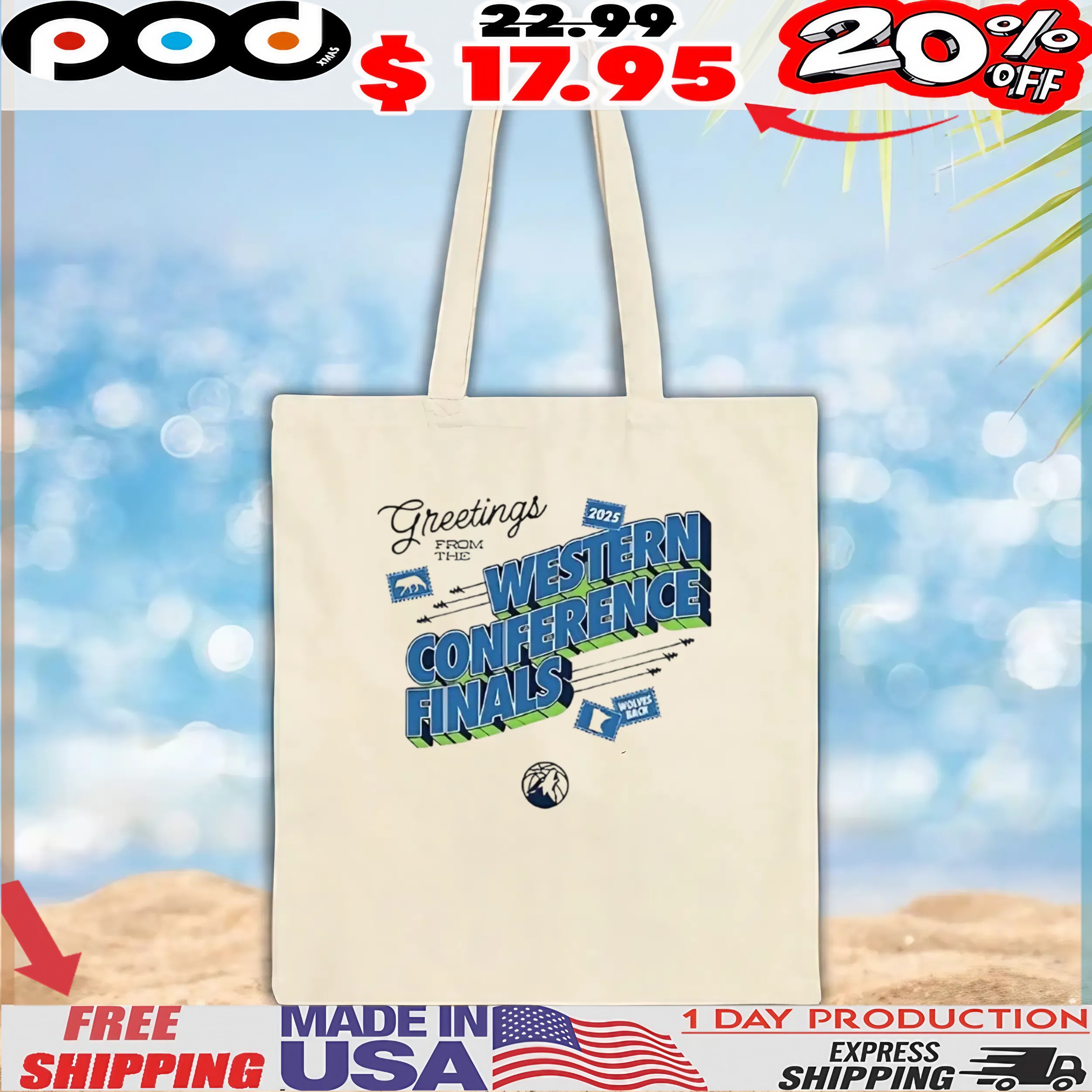 Minnesota Timberwolves 2025 greetings from the Western Conference Finals t shirt