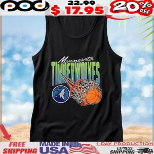 Minnesota Timberwolves on fire logo t shirt