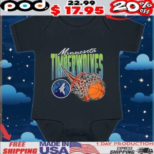 Minnesota Timberwolves on fire logo t shirt