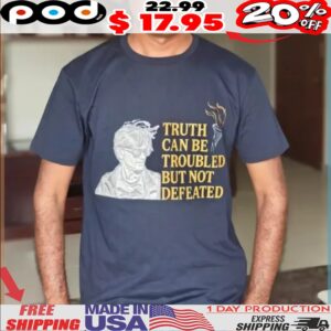 Mohammed Zubair truth can be troubled but not defeated shirt