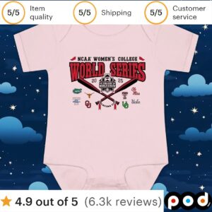 NCAA Women’s College World Series baseball 2025 t shirt