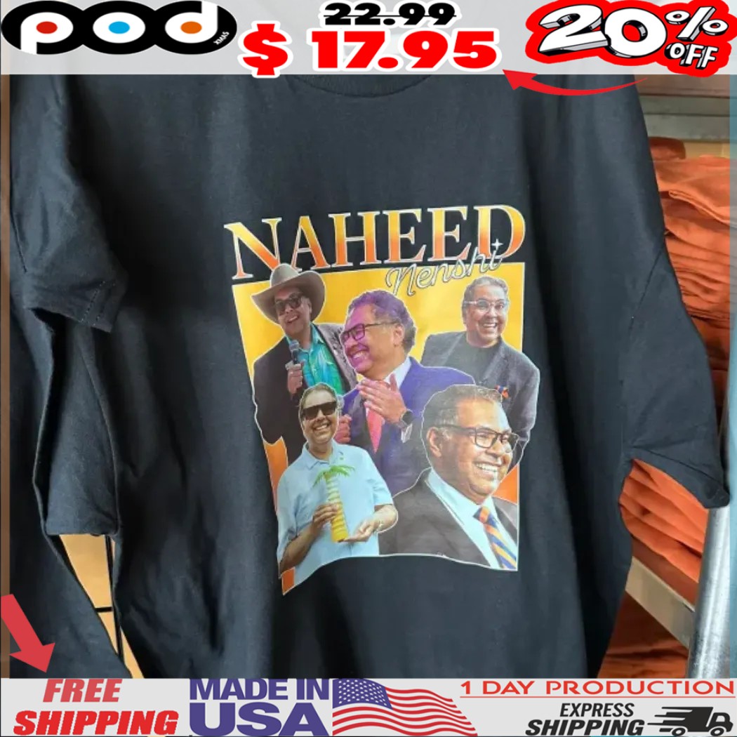 Naheed Nenshi Alberta Ndp Convention Vintage Bootleg Shirt