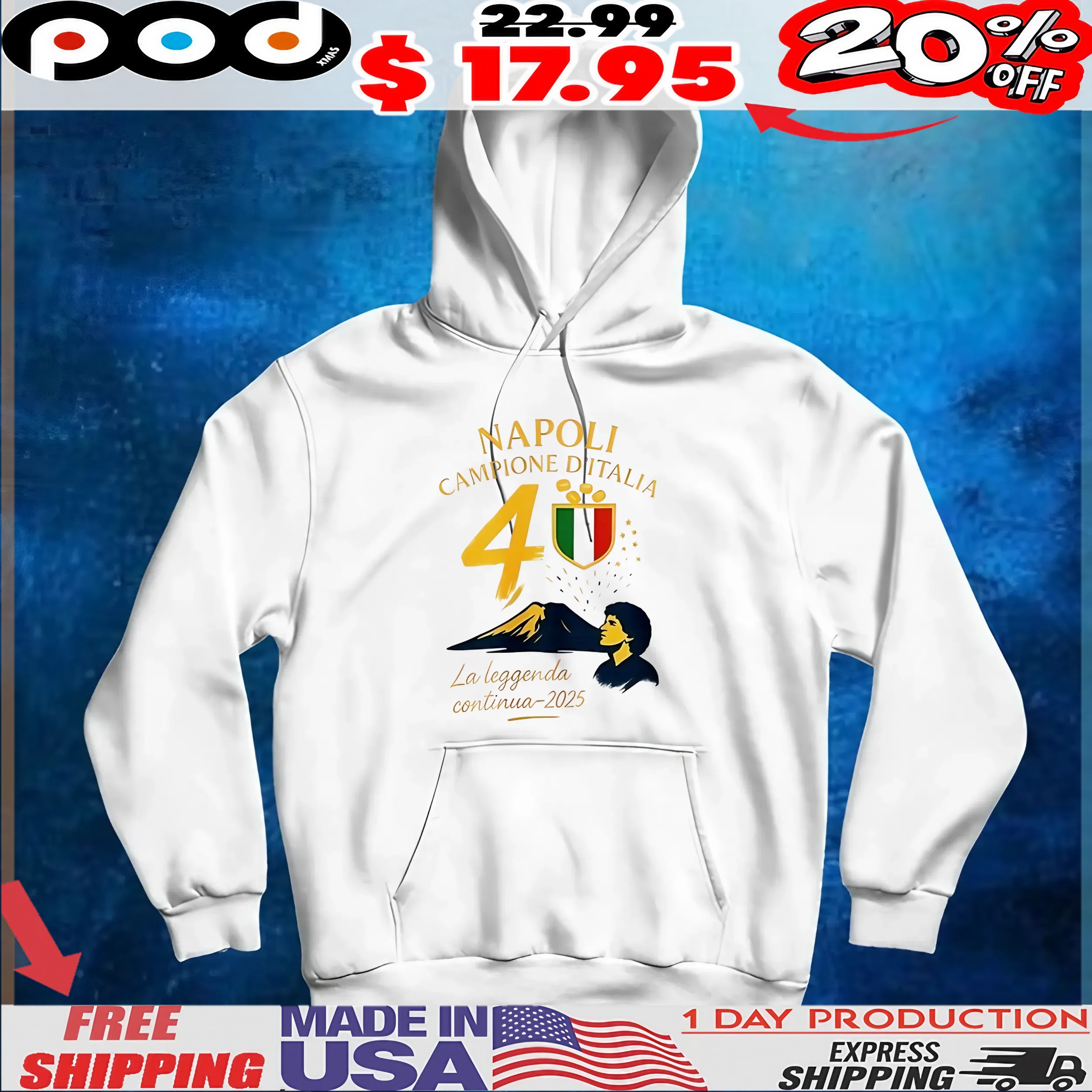 Napoli Campione D’italia La Leggenda Continua 2025 t shirt Napoli Campione D’italia La Leggenda Continua 2025 t shirt