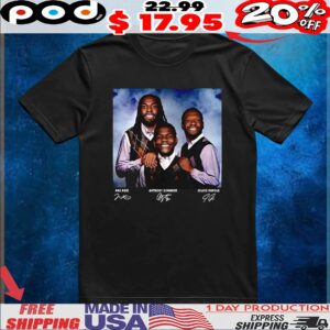 Naz Reid Anthony Edwards Julius Randle Minnesota Timberwolves Step Brothers basketball player signature t shirt