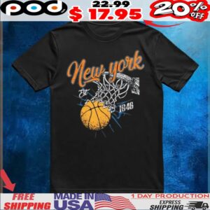 New York Basketball Est 1946 Vintage T Shirt