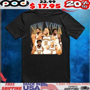 New York Basketball Nba Playoffs 2025 Vintage Bootleg Style T Shirt
