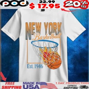 New York Knick Basketball Since 1946 Vintage NBA 2025 T Shirt