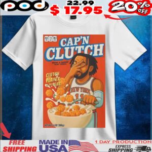 New York Knicks NBA Captain Clutch New York Basketball Brunson Comic Funny T Shirt
