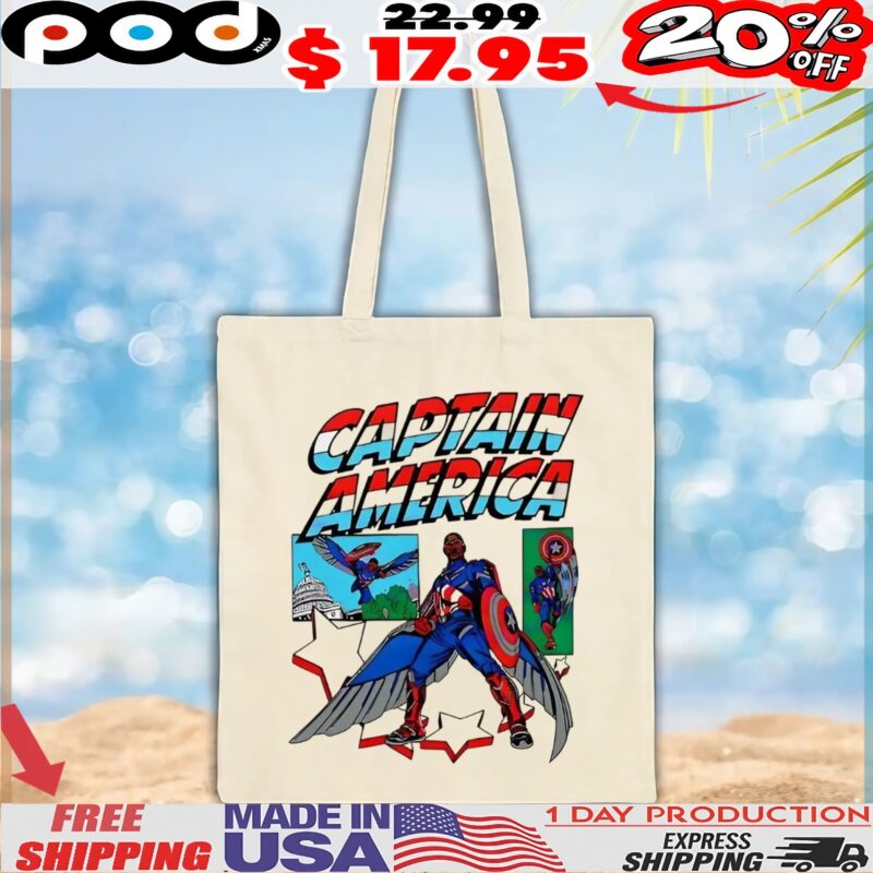 Captain America Sam Wilson Marvel comic t shirt