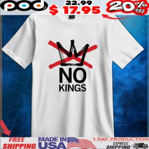 No kings logo t shirt
