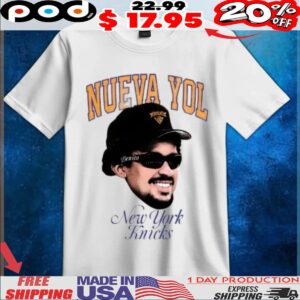 Nueva Yol Benito New York Knicks Bad Bunny Big Face Shirt