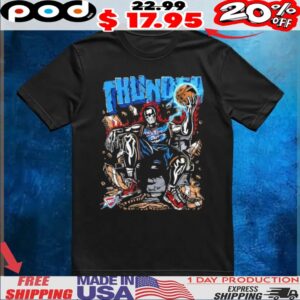Oklahoma City Thunder Throne Warren Lotas Skeleton A new warmup for Jalen Williams Shirt