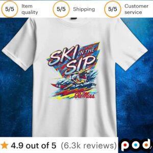 Ole Miss ski in the sip t shirt