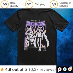 One Piece Luffy and Law Duo Girls T Shirt