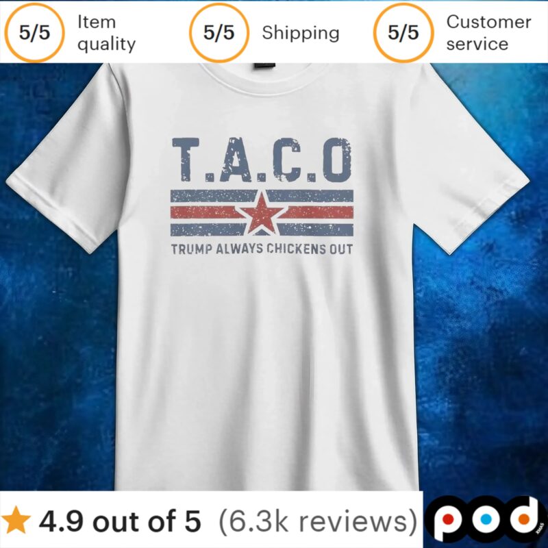 Taco Trump always chickens out vintage t shirt