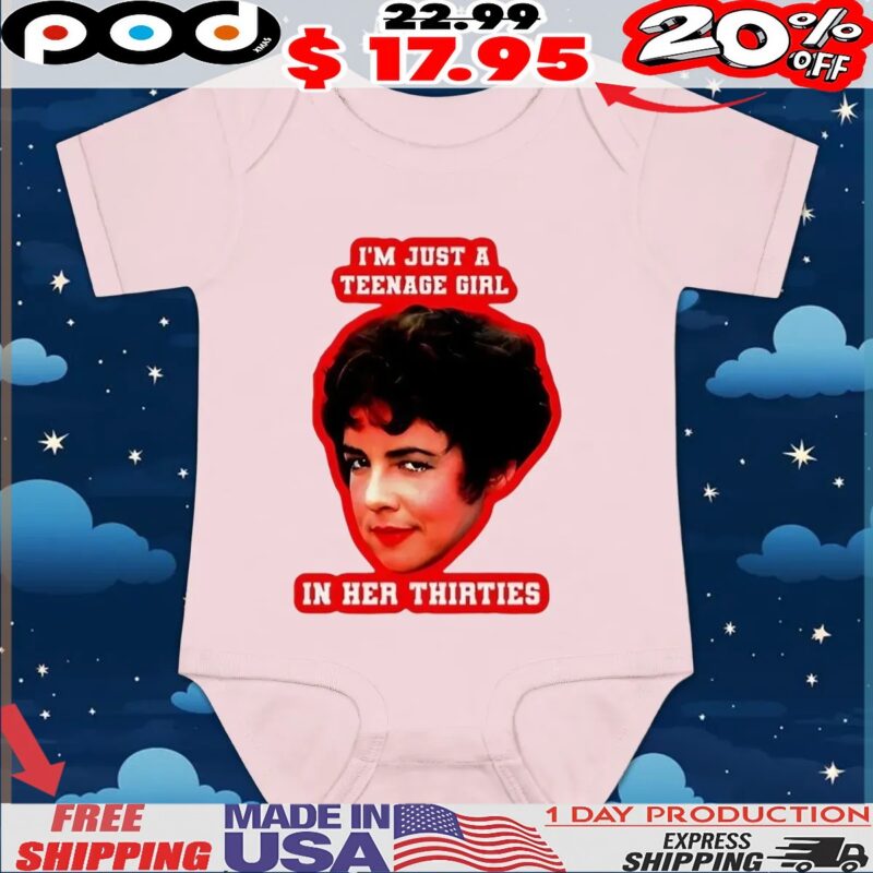 Betty Rizzo Grease I’m just a teeanage girl in her thirties t shirt