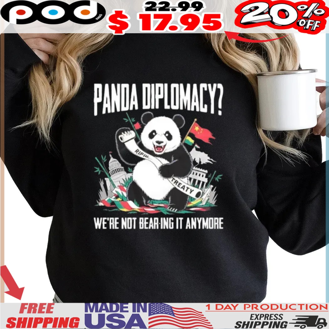 Panda diplomacy we’re not bearing it anymore rip treaty shirt