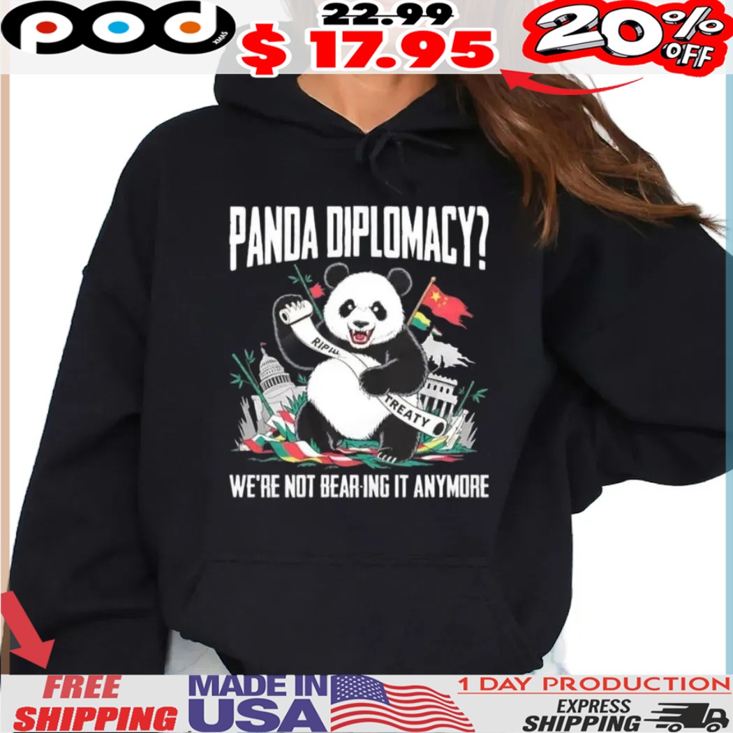 Panda diplomacy we’re not bearing it anymore rip treaty shirt