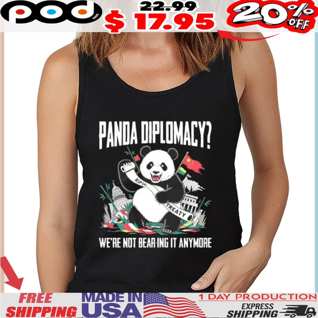 Panda diplomacy we’re not bearing it anymore rip treaty shirt