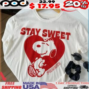 Peanuts Stay Sweet Snoopy Shirt