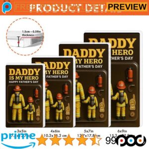 Personalized We Caught The Best Dad Custom Kid's Name Baseball Acrylic Block Plaque