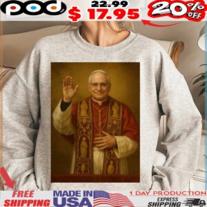 Pope Leo XIV Portrait Art Shirt