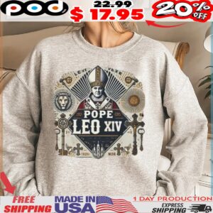 Pope Leo XIV Robert Francis Prevost Catholic Vintage Shirt
