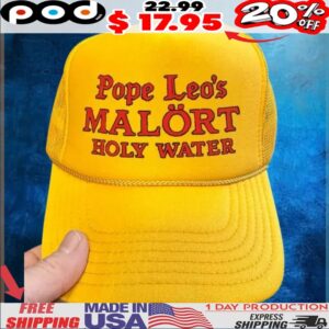 Pope Leo's MALÖRT HOLY WATER Hat